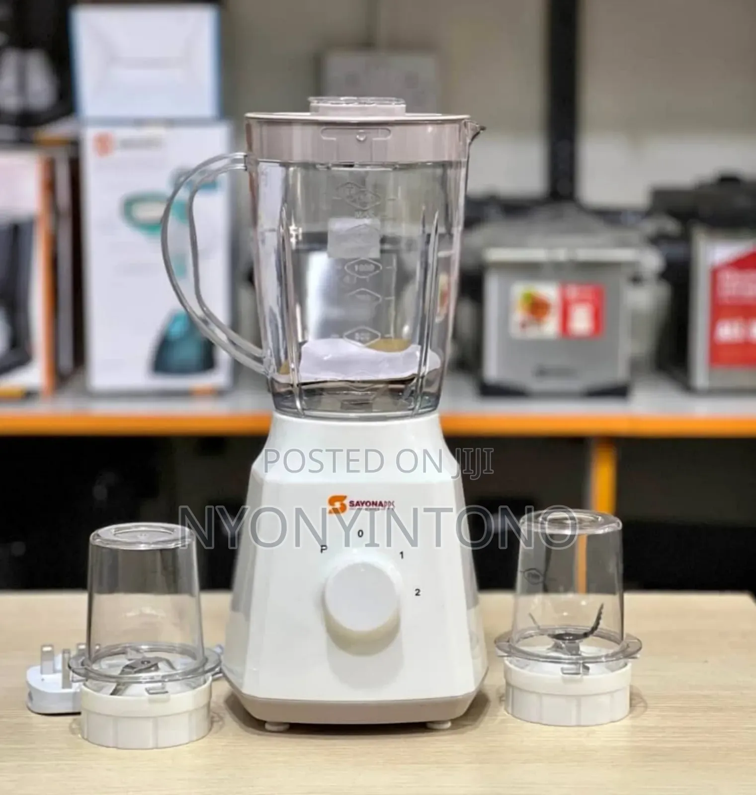 Sayona 3 in 1juice Blender With 2 Grinders