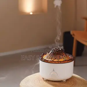 Ultrasonic Diffuser Flame Volcano Bedroom, Living