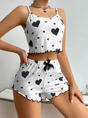 2pc Pyjama Shorts Night Wear