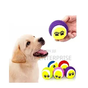 3 Dog Training Mini Micro Elastic Throwing Tennis Ball