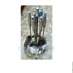 7 PCS Kitchen Stainless Steel Tool Holder.
