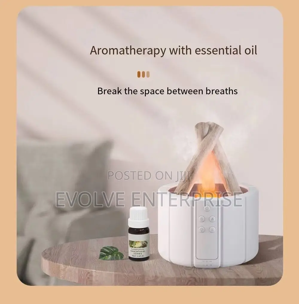 Bonfire Flame Usb Air Humidifier Aroma Diffuser