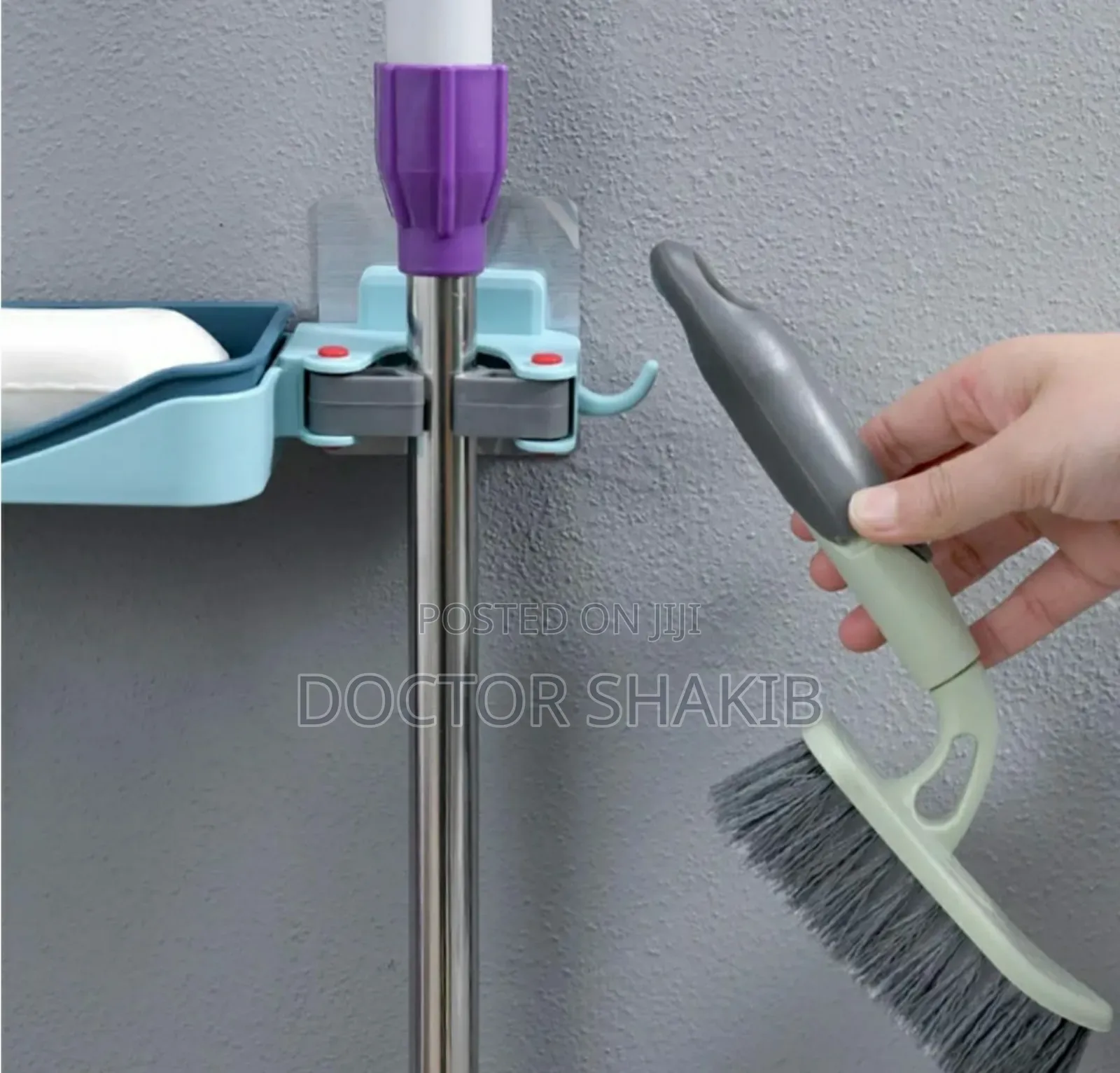 Strong Mop Holder Brush Storage Rack