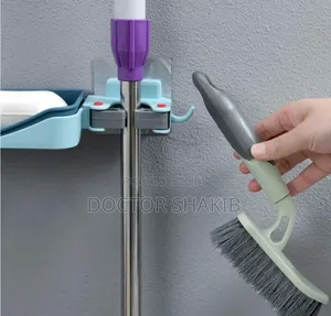 Strong Mop Holder Brush Storage Rack