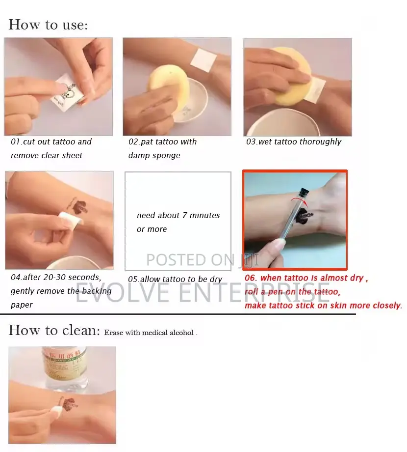 Waterproof Temporary Tattoo Sticker