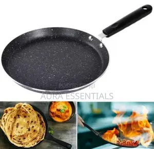 26cm Pancake, Roti Bread, Egg,Chapati Frying Pan -Black