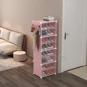 Plastic Shoe Rack With 8 Layers
