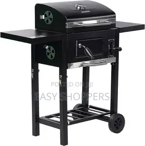 Charcoal Grill BBQ Outdoor Backyard Cooking Wheels Portable