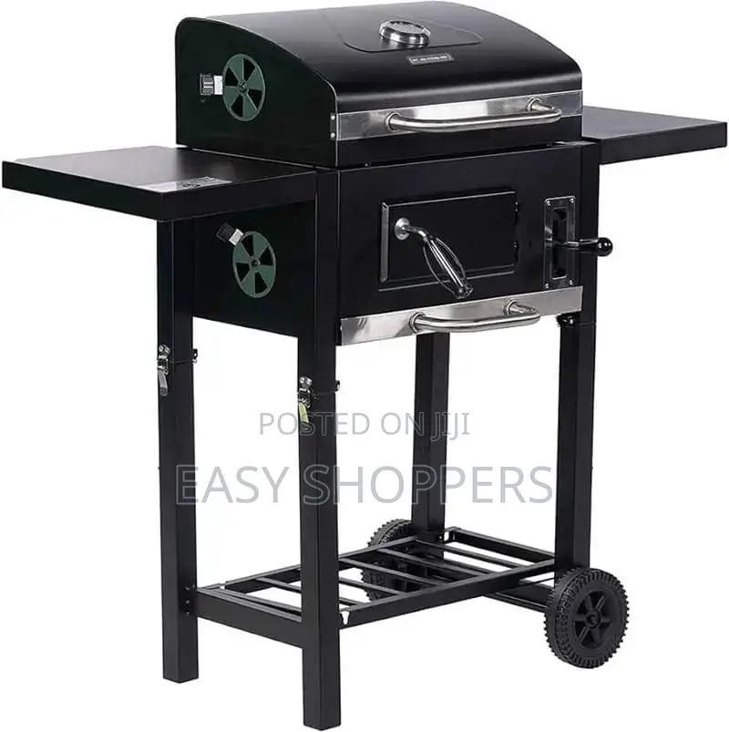 Charcoal Grill BBQ Outdoor Backyard Cooking Wheels Portable