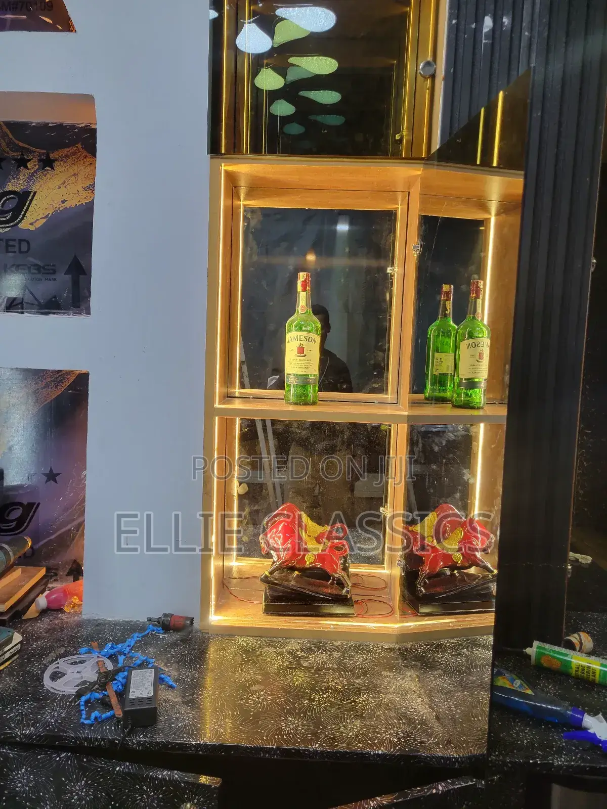 Reflecting Glass Cabinet