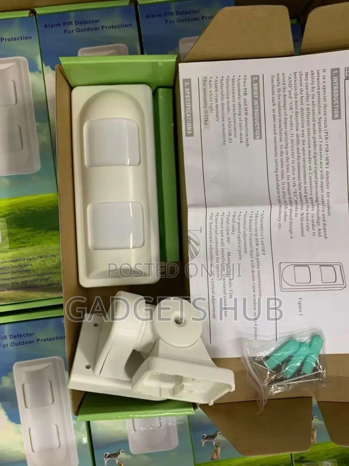 Outdoor Intelligent 3-Tech Motion Detector
