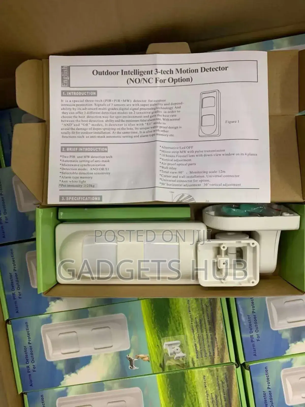 Outdoor Intelligent 3-Tech Motion Detector