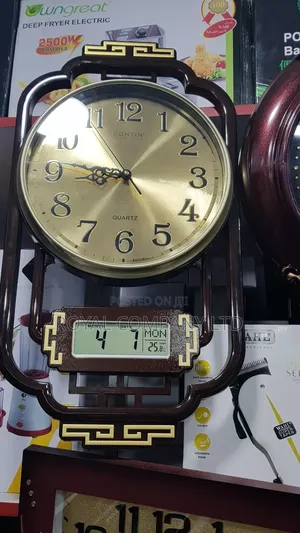Analog Digital Wall Clock