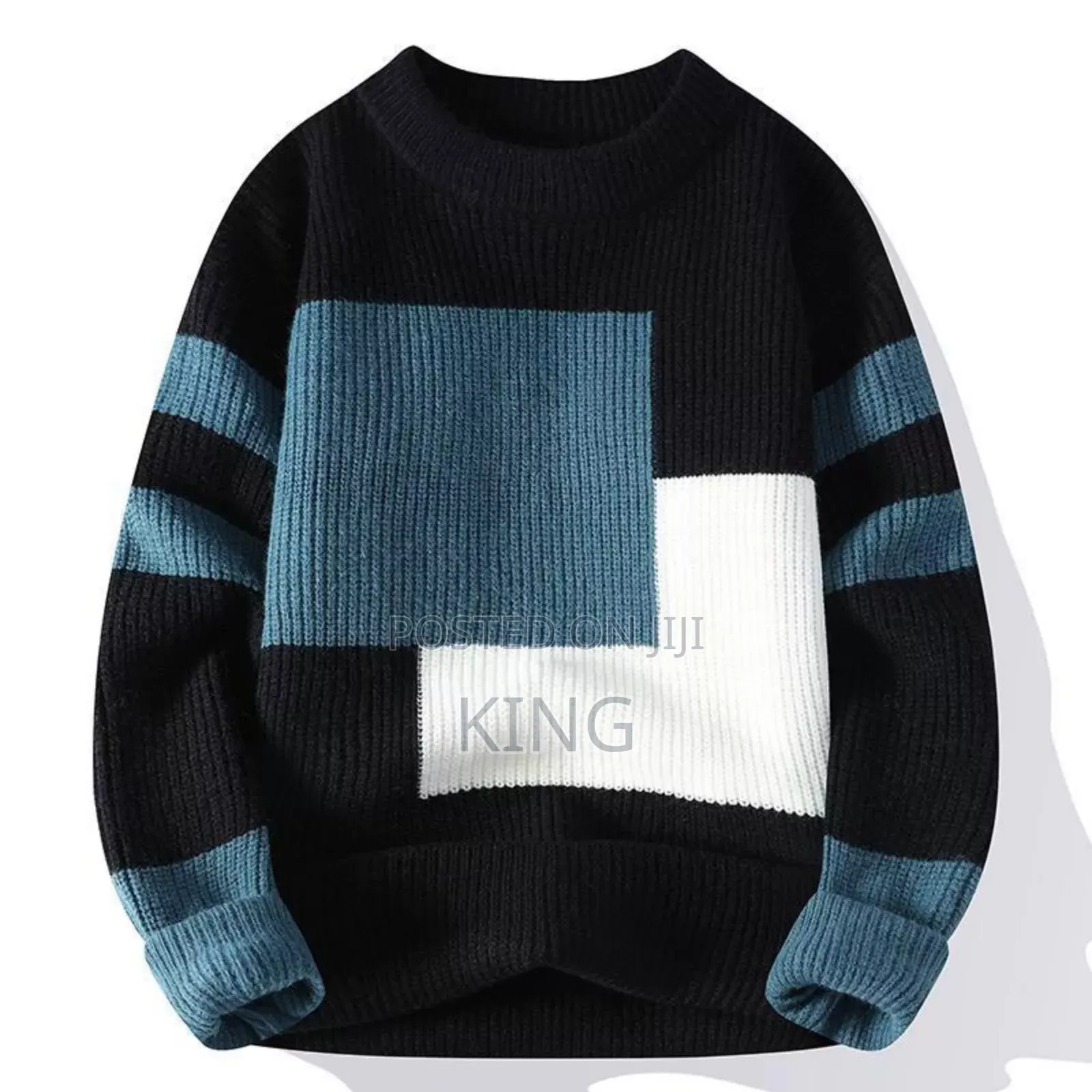 Retro -Chic Jet Sweater