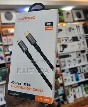Porodo 40gbps Usb4 Thunderbolt Cable