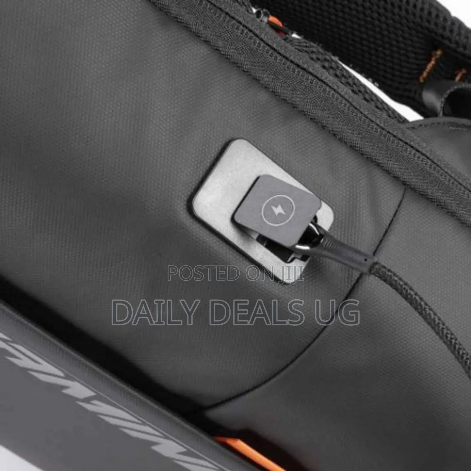 Porodo Gaming Water-Resistant Pu Laptop Backpack - Black