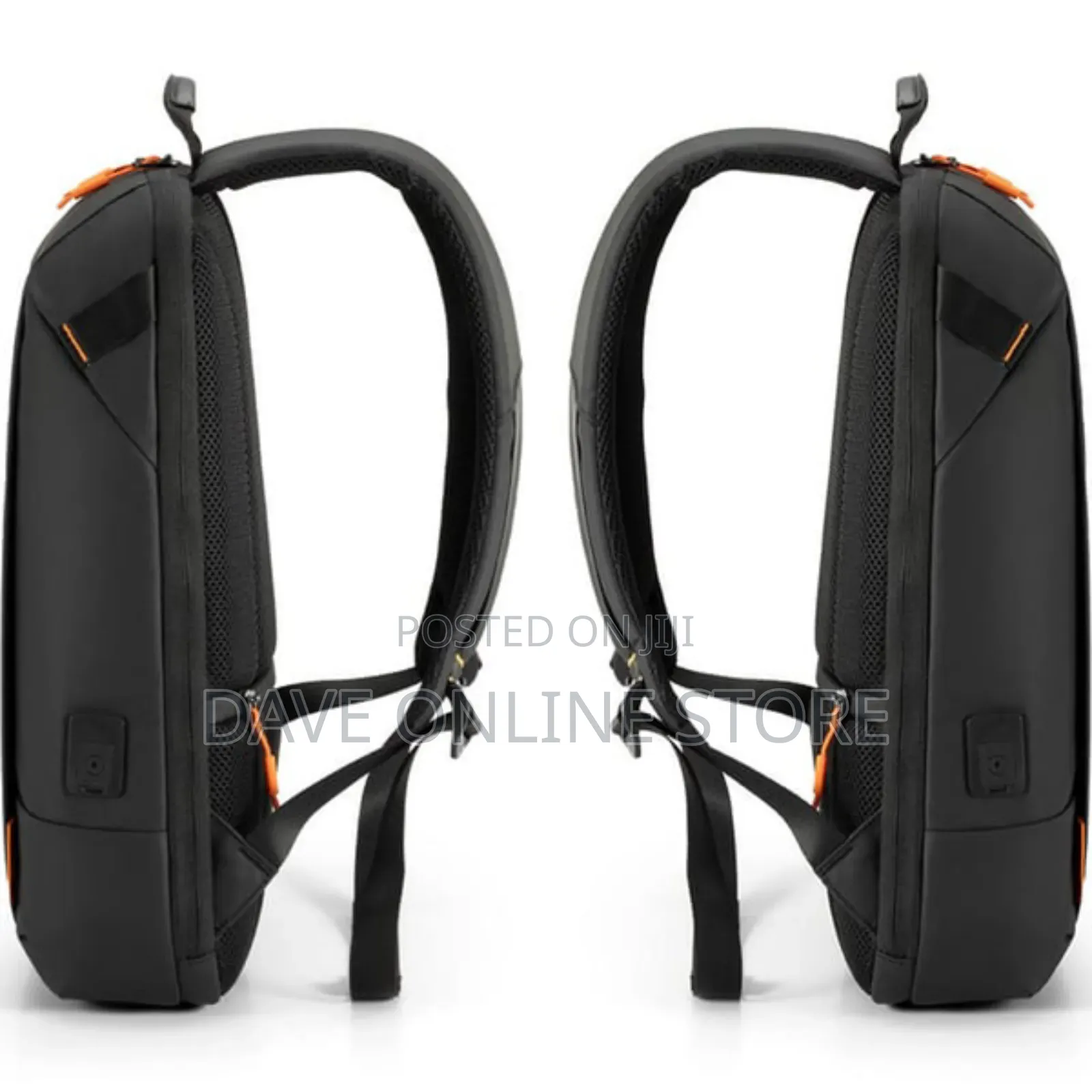 Porodo Gaming Water-Resistant Pu Laptop Backpack Black