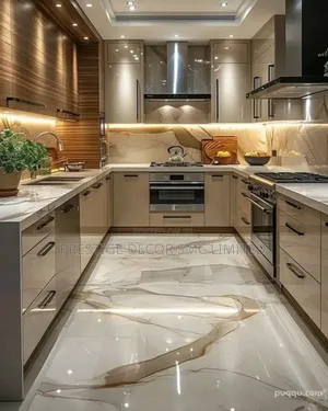 Golden Kitchen Cabinets