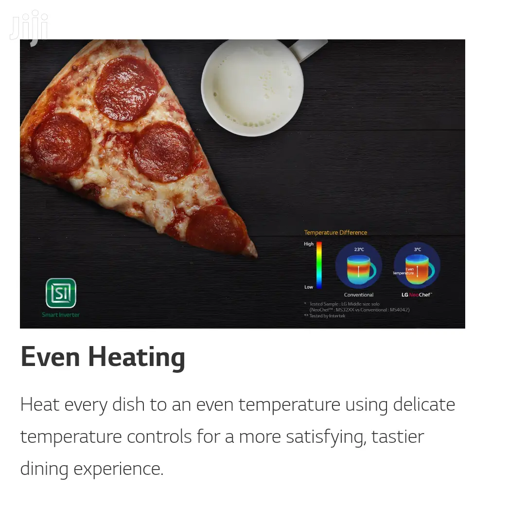 LG 25L Smart Inverter Microwave White