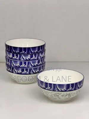 6pcs Set of Ceramic Soup Salad Bowls