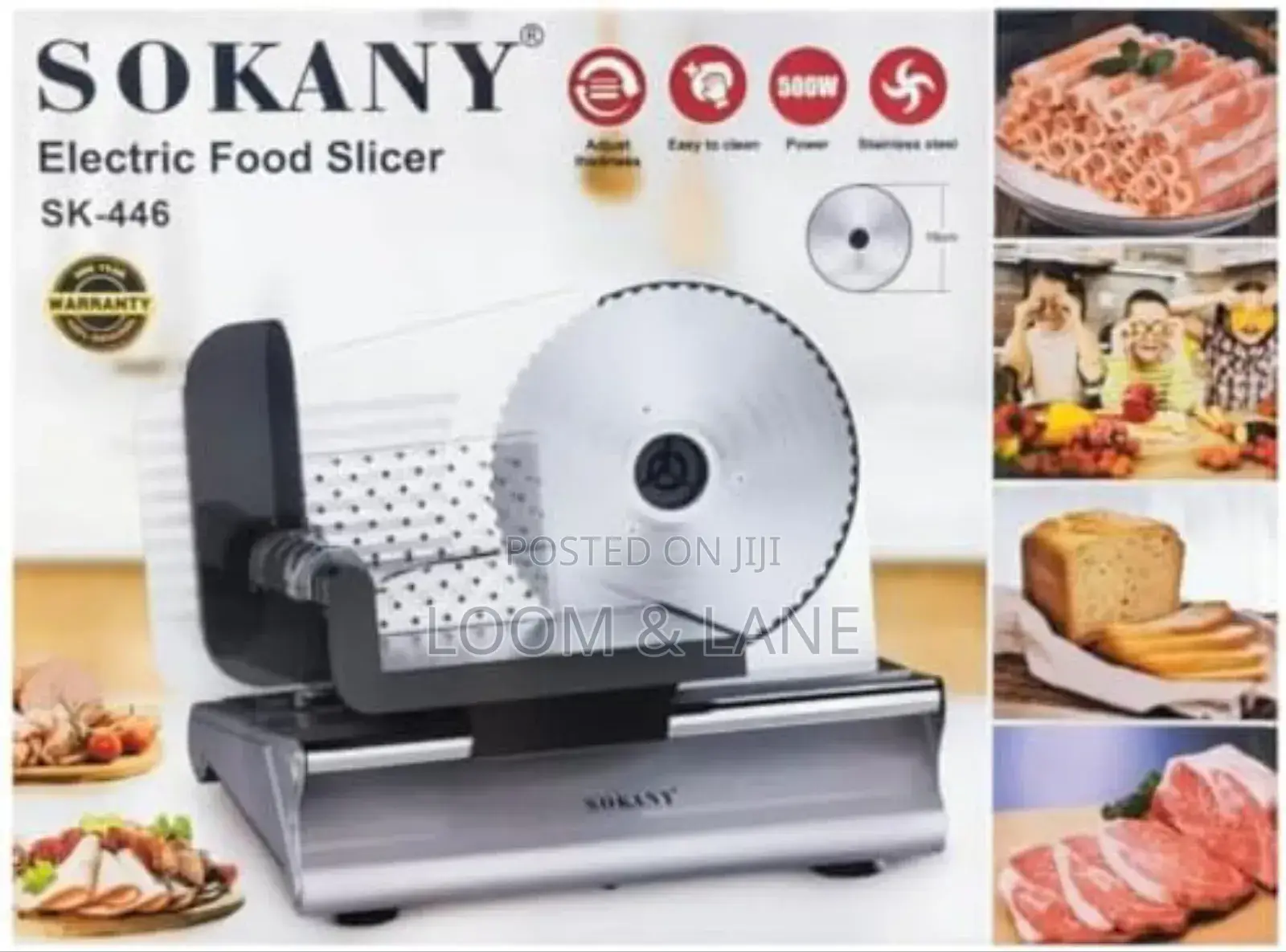 Sokany Electric Vegetable Food Slicer Machine