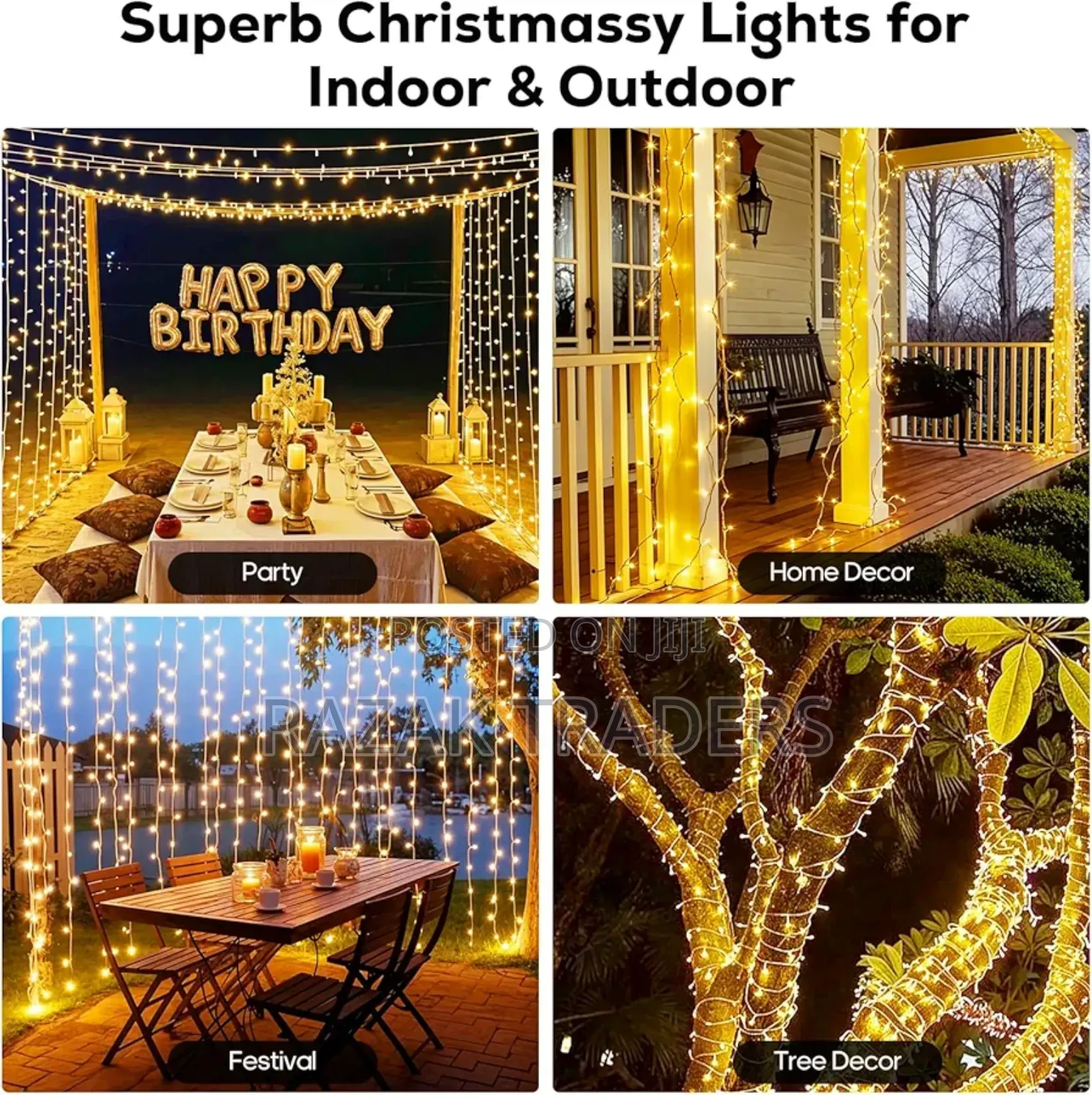 600 Led Lights, 246ft Outdoor Waterproof String Lights