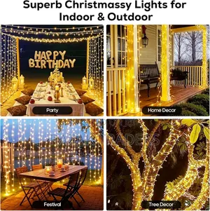 600 Led Lights, 246ft Outdoor Waterproof String Lights
