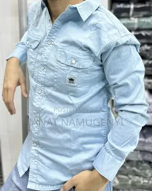 Sky Blue Buttoned Shirt Available