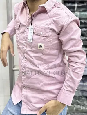 Light Pink Buttoned Shirt Available