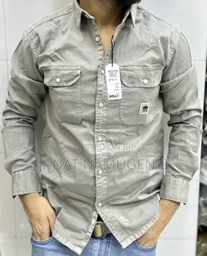 Grey Buttoned Shirt Available