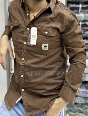 Brown Buttoned Shirt Available