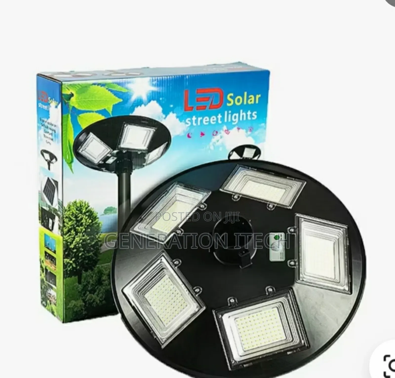 Compound Solar Lights With 5 Lights and Remote