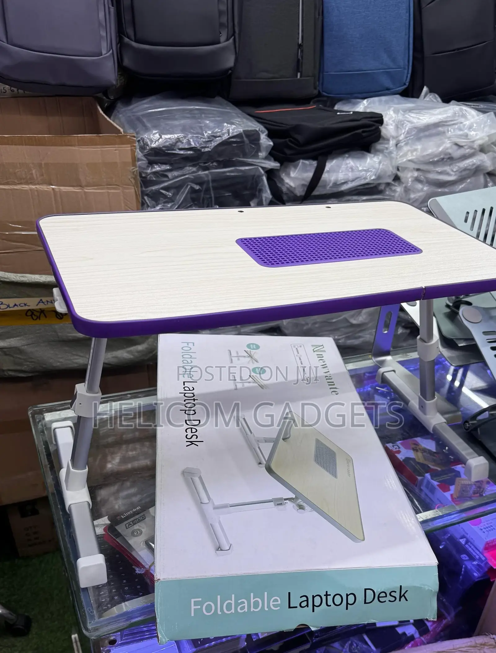 Foldable and Adjustable Laptop Desk