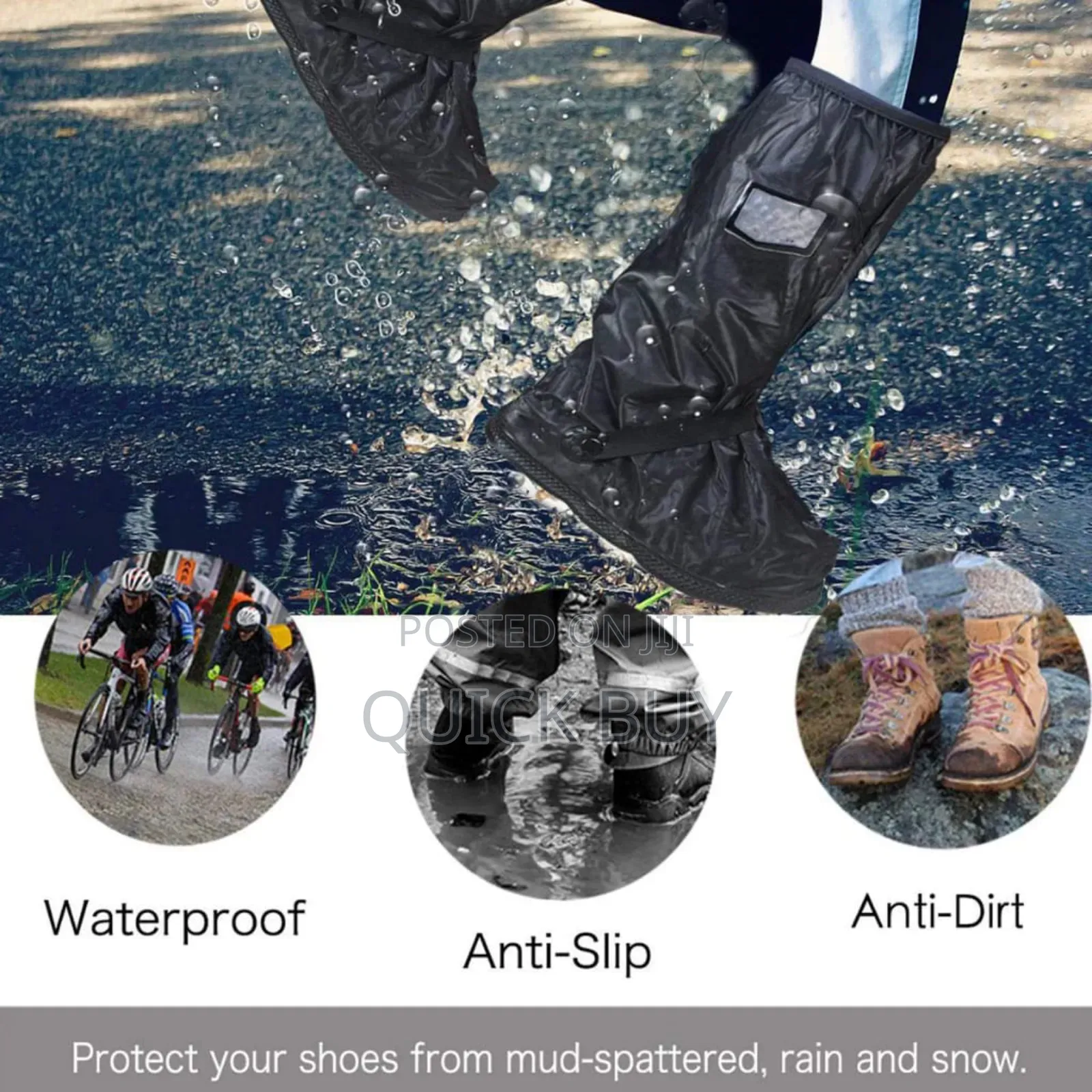 New Antislip Waterproof Boot Cover