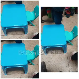 Mukwano Kids Plastic Table and Chair - Light