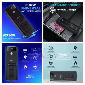 500w Universal Multi-Port Car Inverter