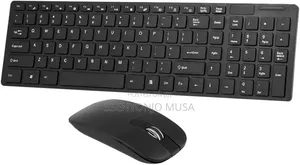 K-06 2.4g Wireless Keyboard Mouse Combo - Black, Plug