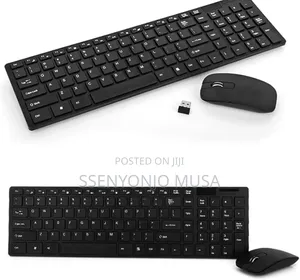 K-06 2.4g Wireless Keyboard Mouse Combo - Black, Plug