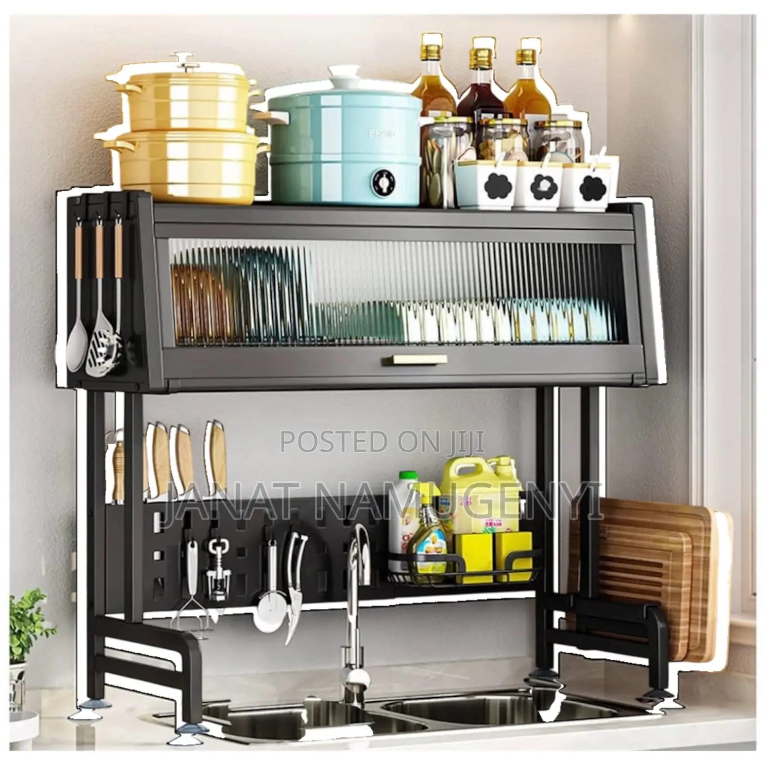 Dust Proof Over the Sink Drying Kitchen Rack