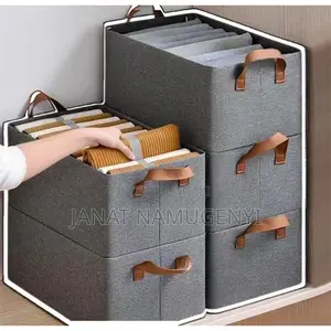Foldable Closet Organisers With Handle