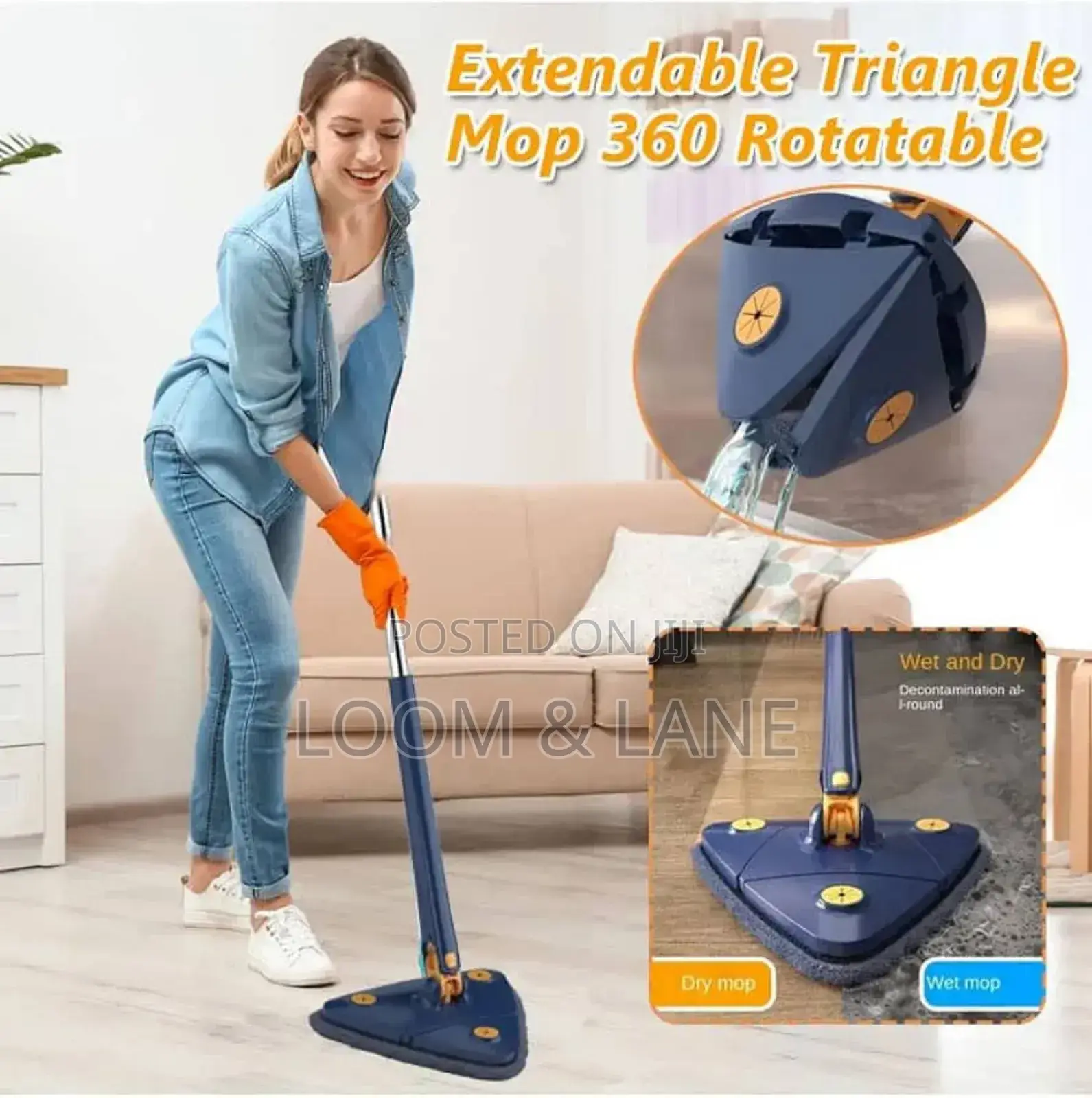 360 Swivel Rotatable Adjustable Mop