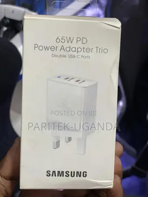 65w Pd Power Adapter/ Charger Trio for Samsung
