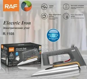 Raf Electric Flat Iron R.1108 - 1600w, Thermostat Control