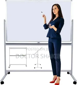 Strong 90cmx150cm White Board With Adjustable Stand