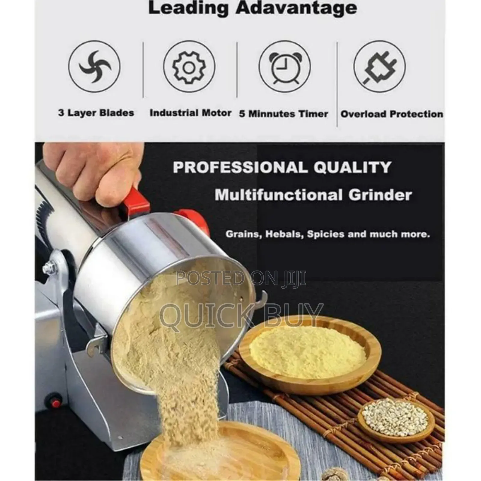 1000g High-Speed Spice Grinder