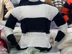 Black and White Big Stripped Sweater
