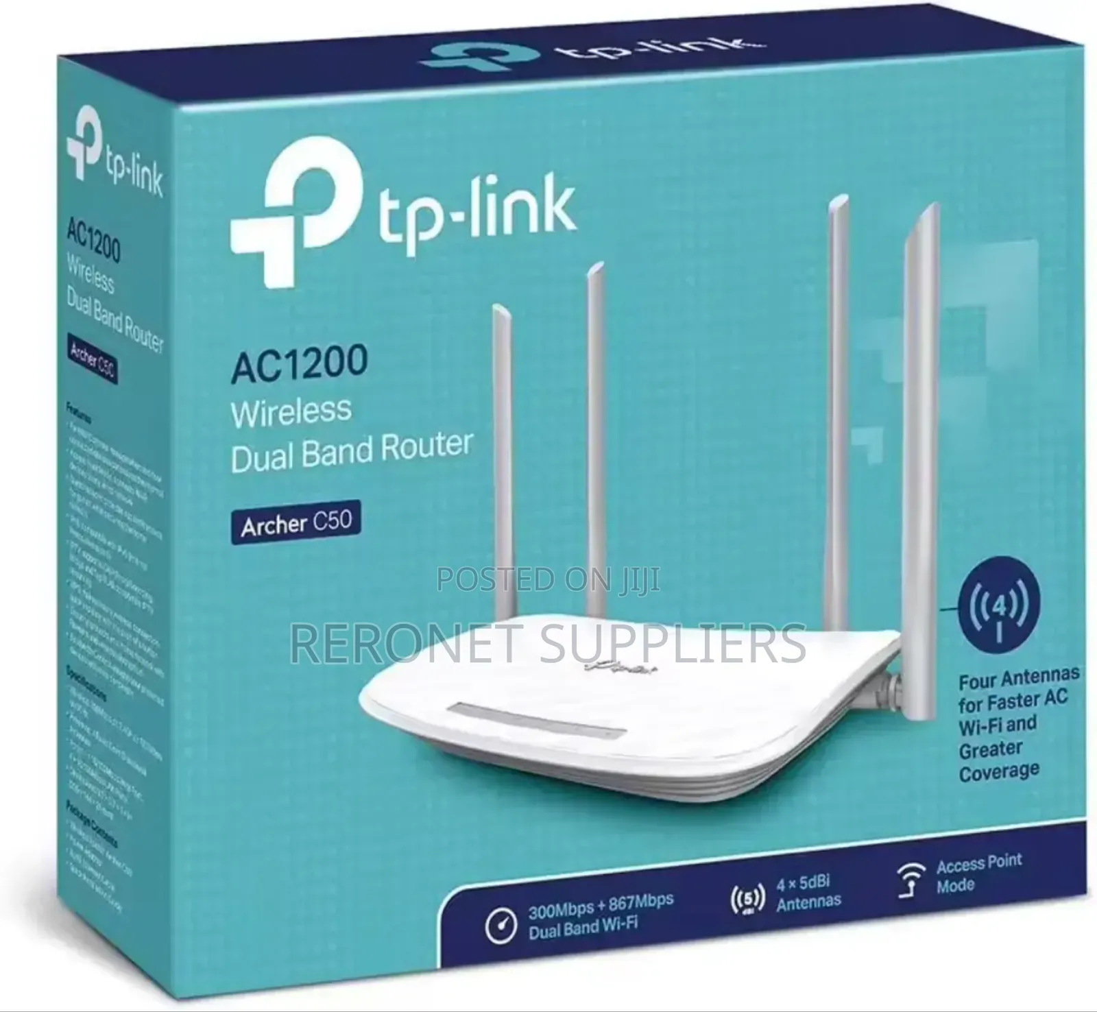 Tplink Ac1200 Daulband Router
