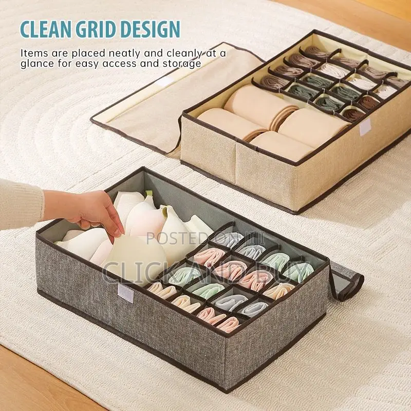 Storage Organizer for Bras, Socks, Boxers, Lingerie