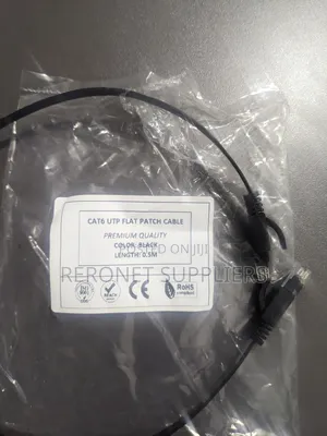 Cat6 Utp Flat Patch Cable 0.5m