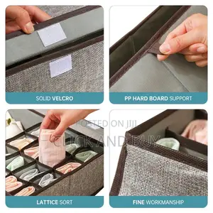 Storage Organizer for Bras, Socks, Boxers, Lingerie